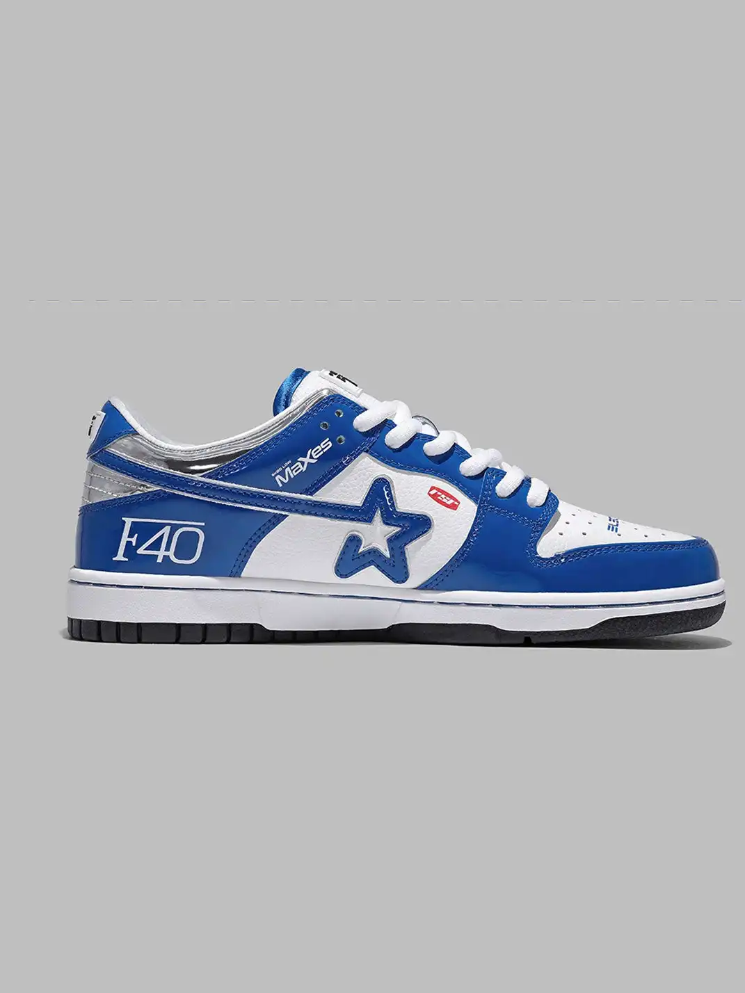 RIPSTAR丨Electric Blue Retro Sneakers