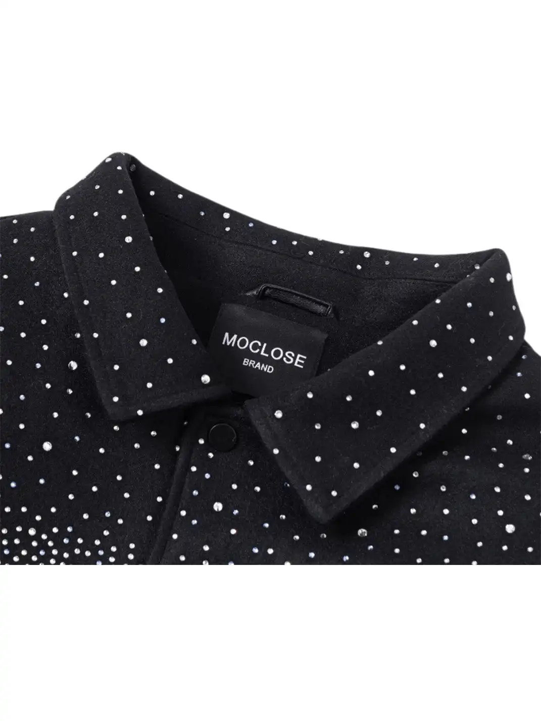 Moclose | Rhinestone Thickened Baseball Jacket