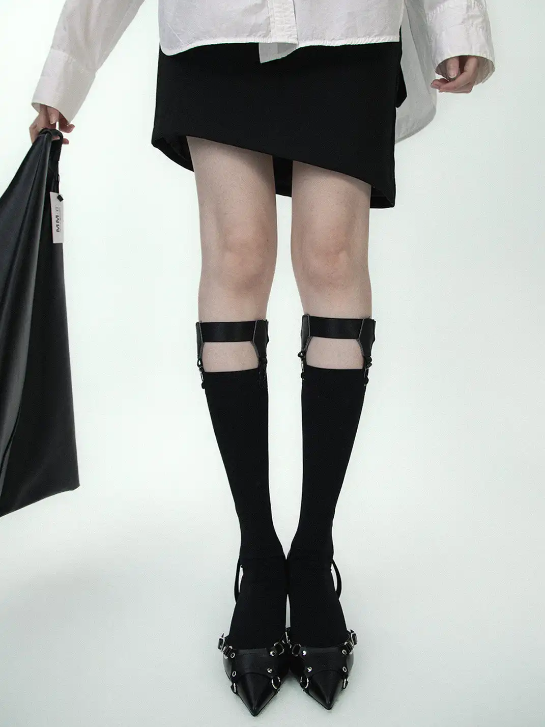 SS2L | Functional Chic Thigh High Suspender Socks