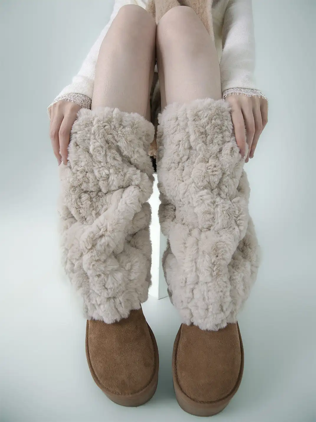SS2L | Faux Fur Thick Warm Leg Warmers