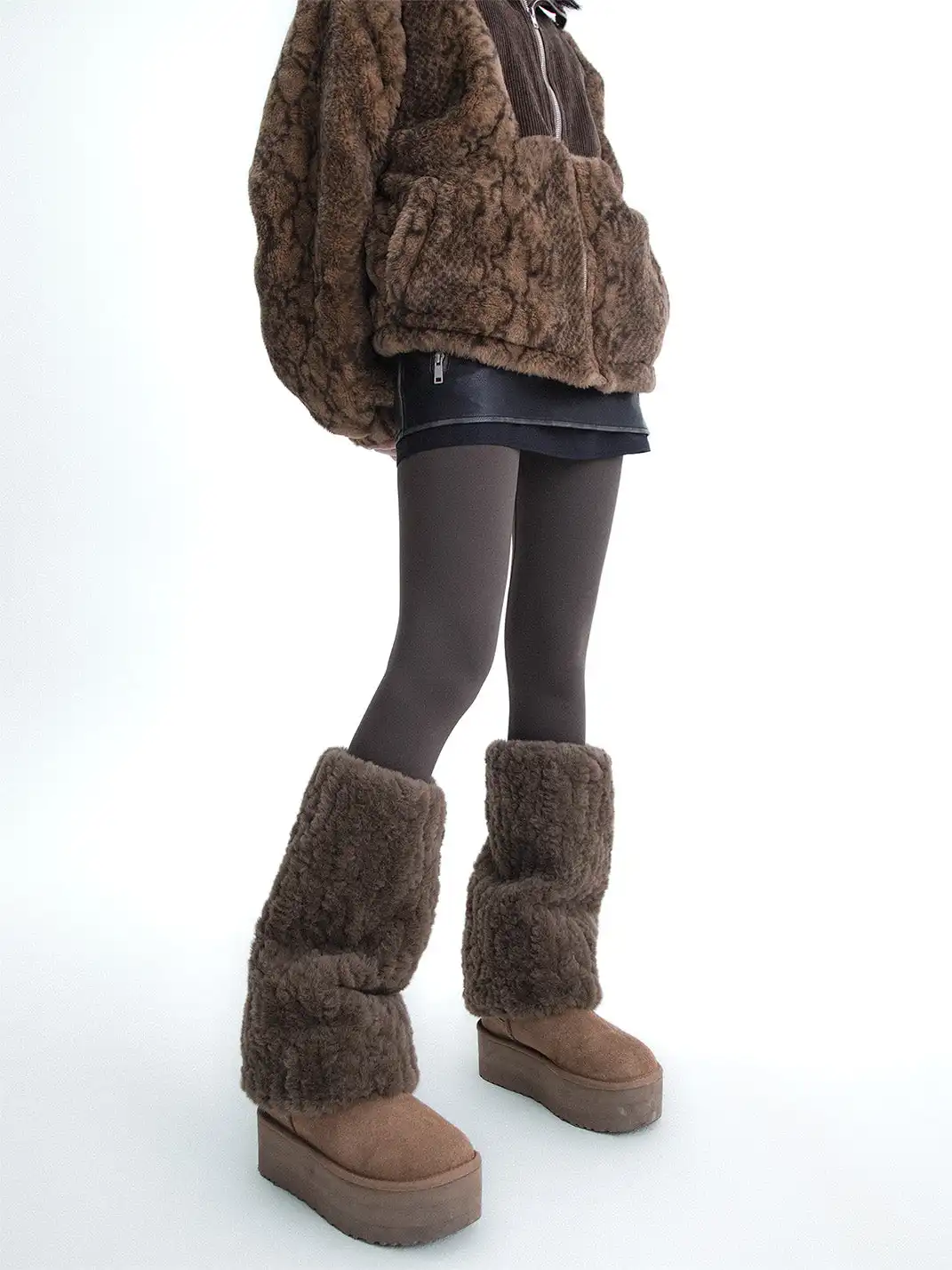 SS2L | Faux Fur Thick Warm Leg Warmers