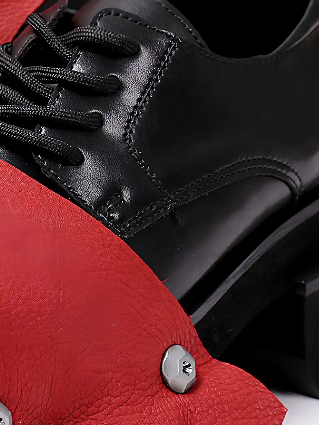 PINJIAHUI | Trendy Square-toe Derby Shoes
