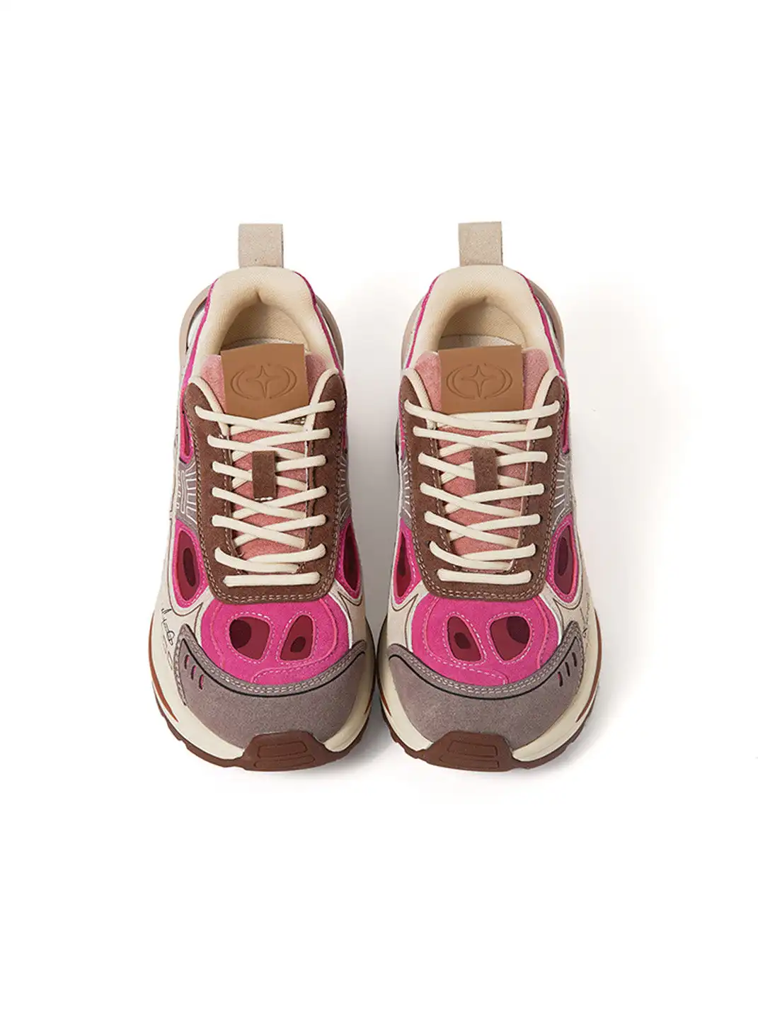 KILLWINNER丨 Color Block Chunky Running Sneakers