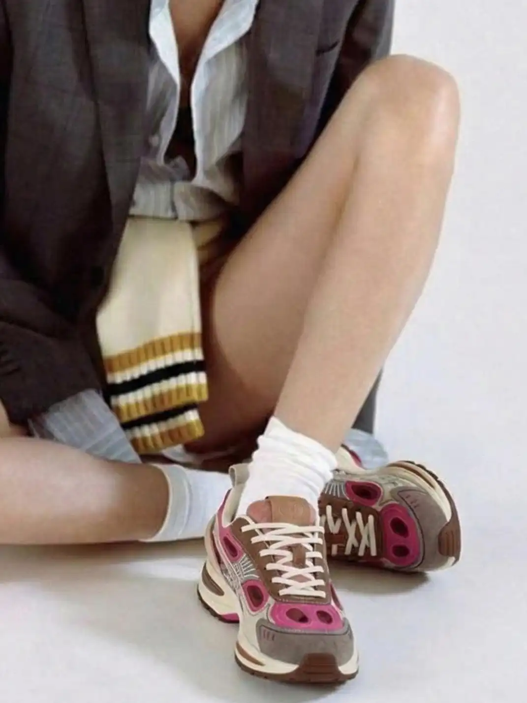 KILLWINNER丨 Color Block Chunky Running Sneakers