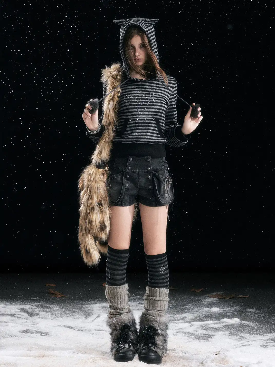 CestNous | Punk Cat Ear Hoodie