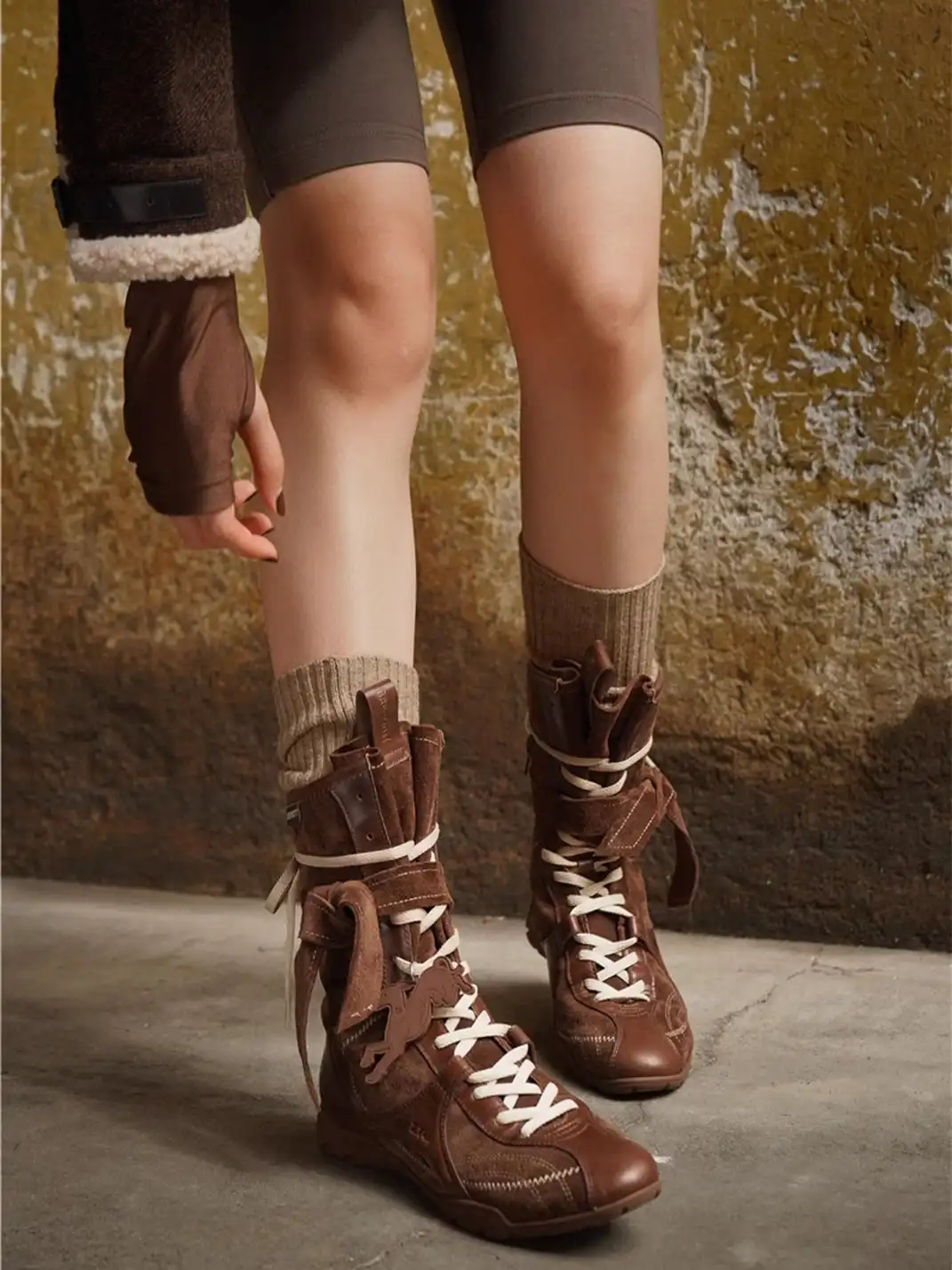 EBLAN | "Hunters Club" Retro Premium Calf Boots