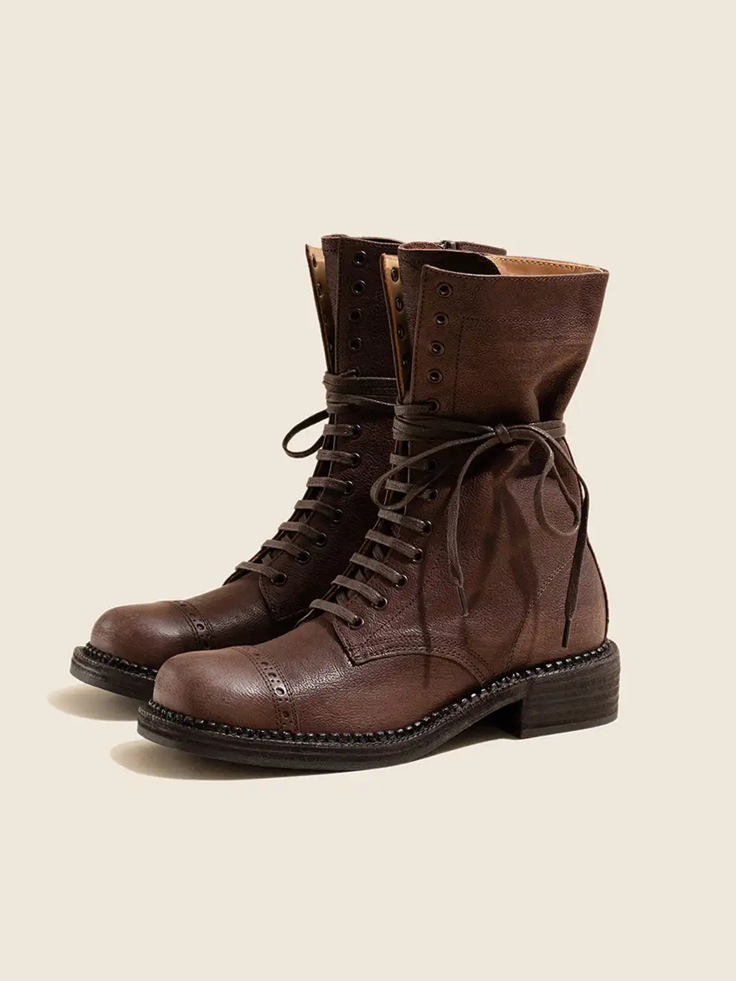 OLDMEOW | Genuine Leather Martin Boots