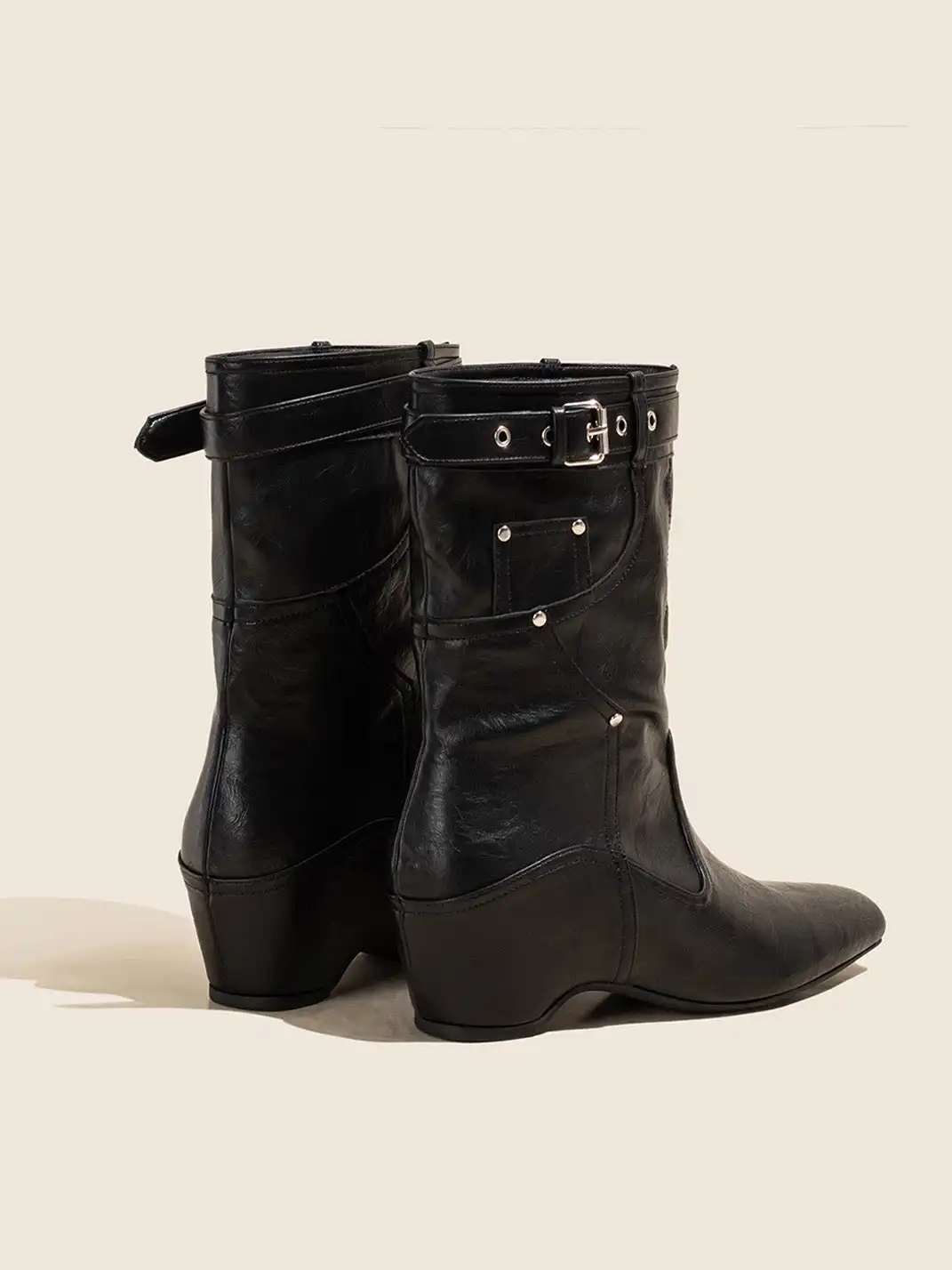 OLDMEOW | Retro Brown Western Boots