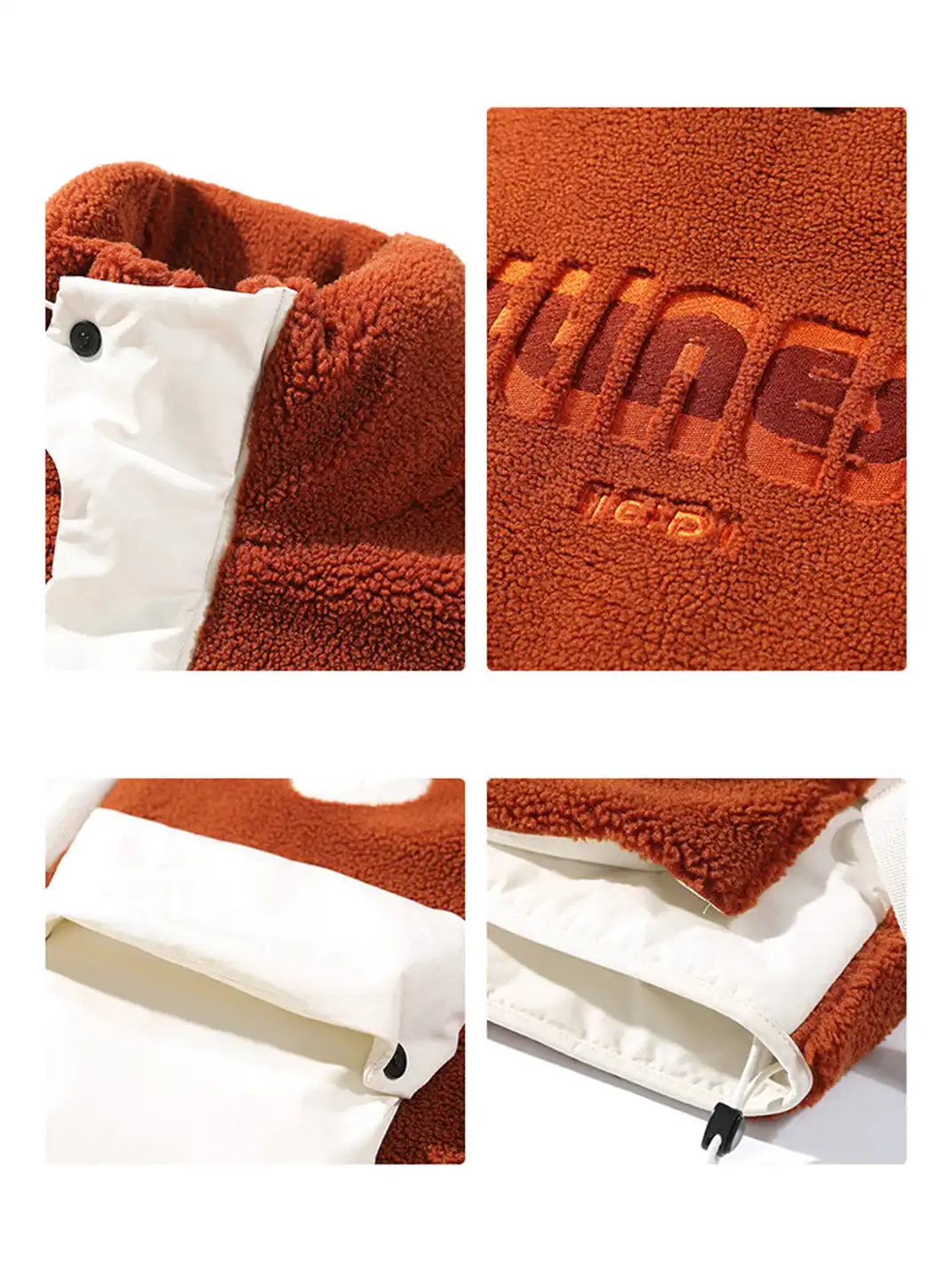 GURBAKS | Faux Fur & Down Hybrid Bomber Jacket