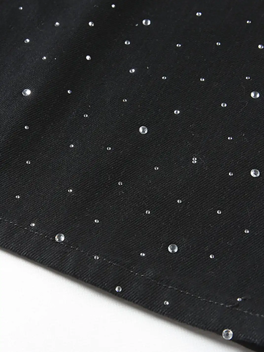 GURBAKS | Studded Denim Streetwear Loose Fit Jeans
