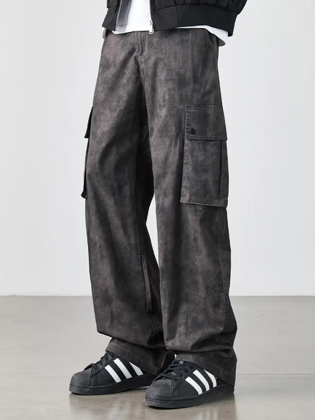 GURBAKS | Dirty Wash Cotton Cargo Pants