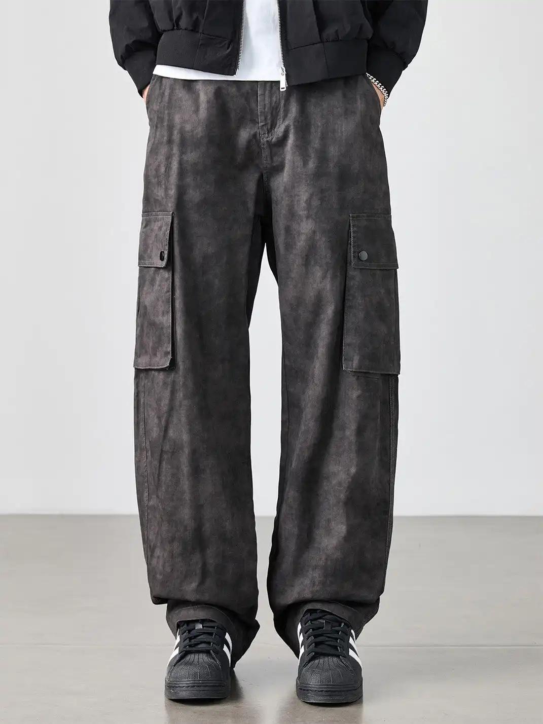 GURBAKS | Dirty Wash Cotton Cargo Pants