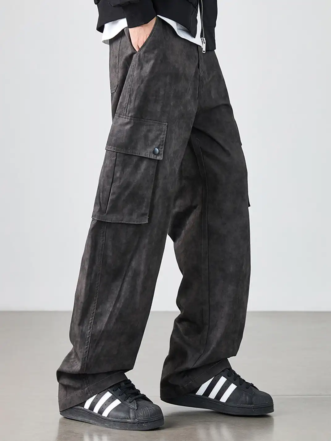 GURBAKS | Dirty Wash Cotton Cargo Pants