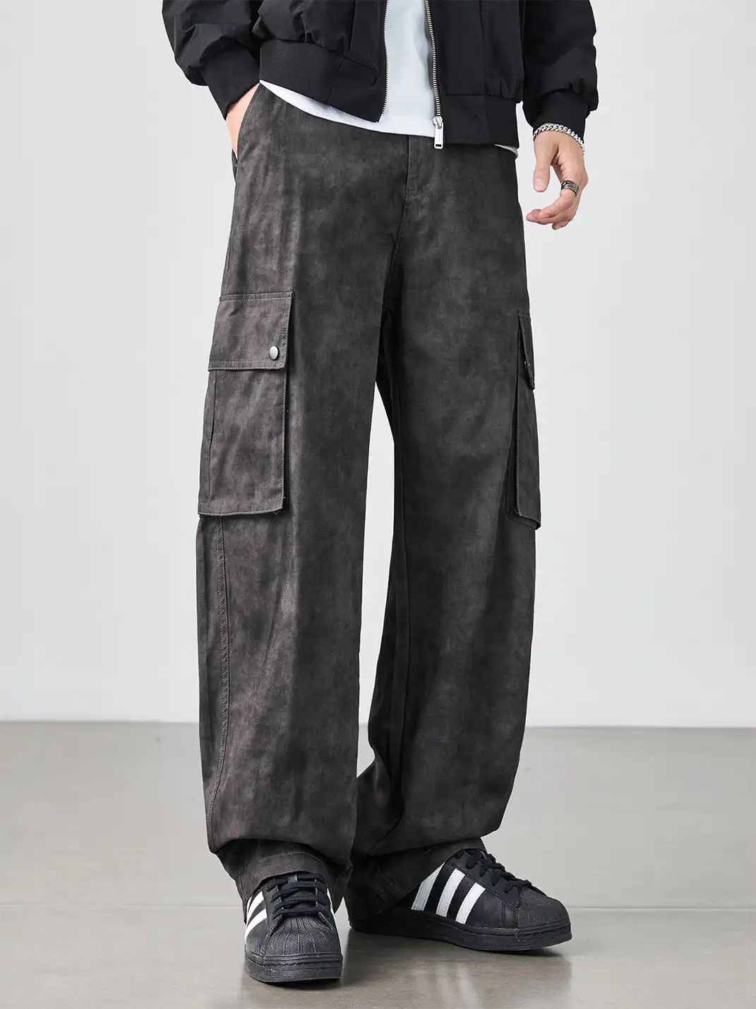 GURBAKS | Dirty Wash Cotton Cargo Pants