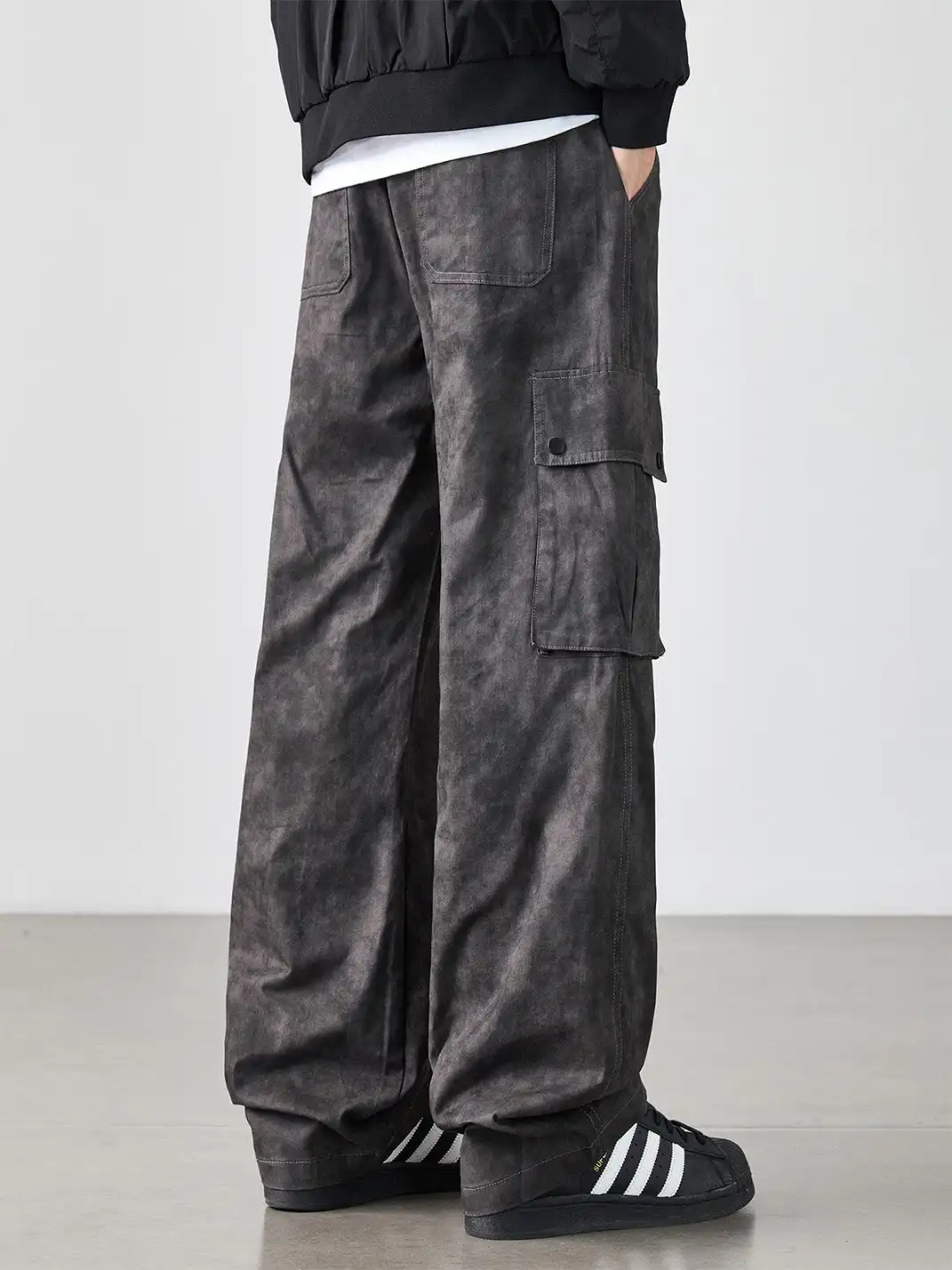 GURBAKS | Dirty Wash Cotton Cargo Pants