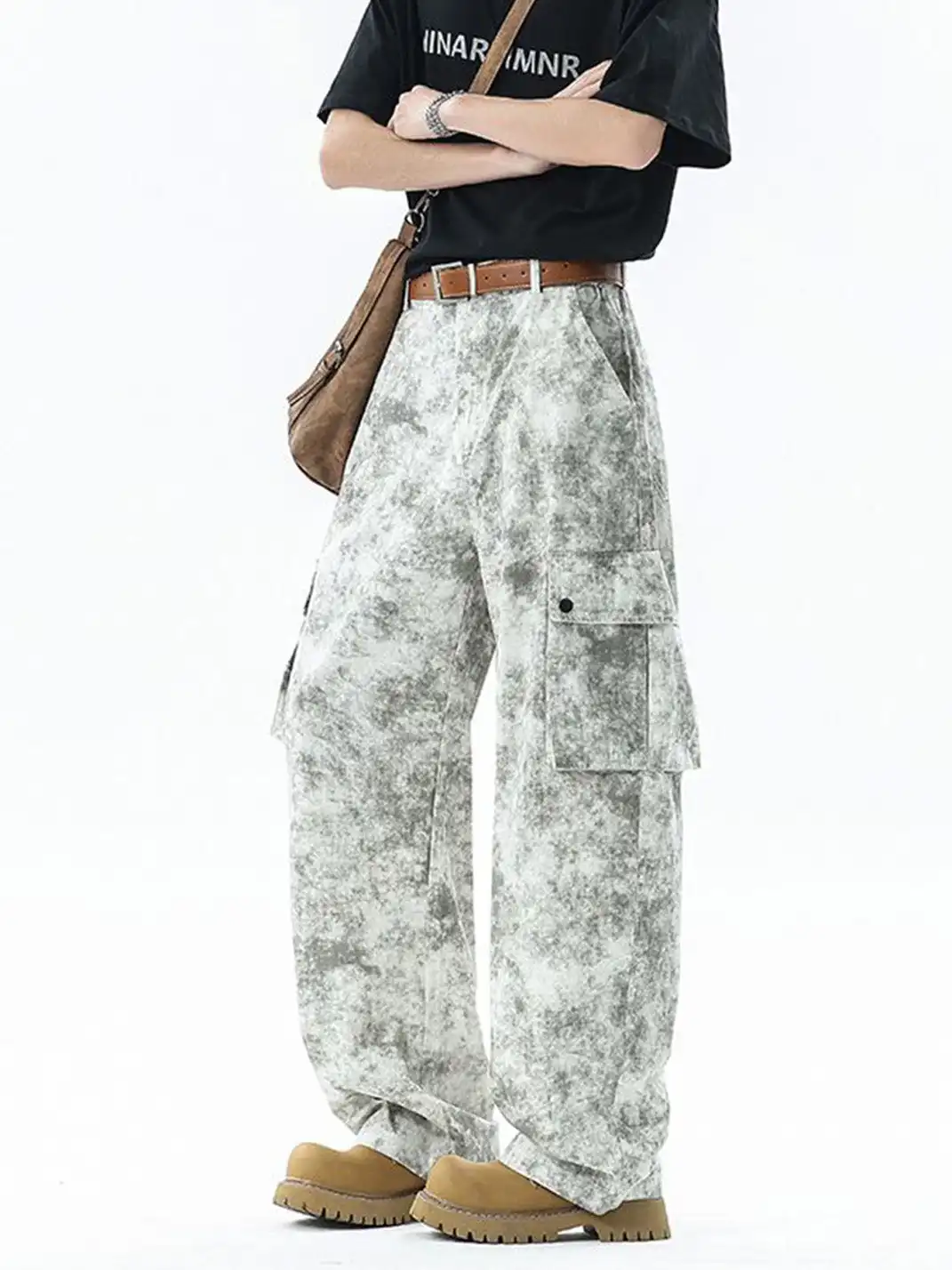 GURBAKS | Dirty Wash Cotton Cargo Pants