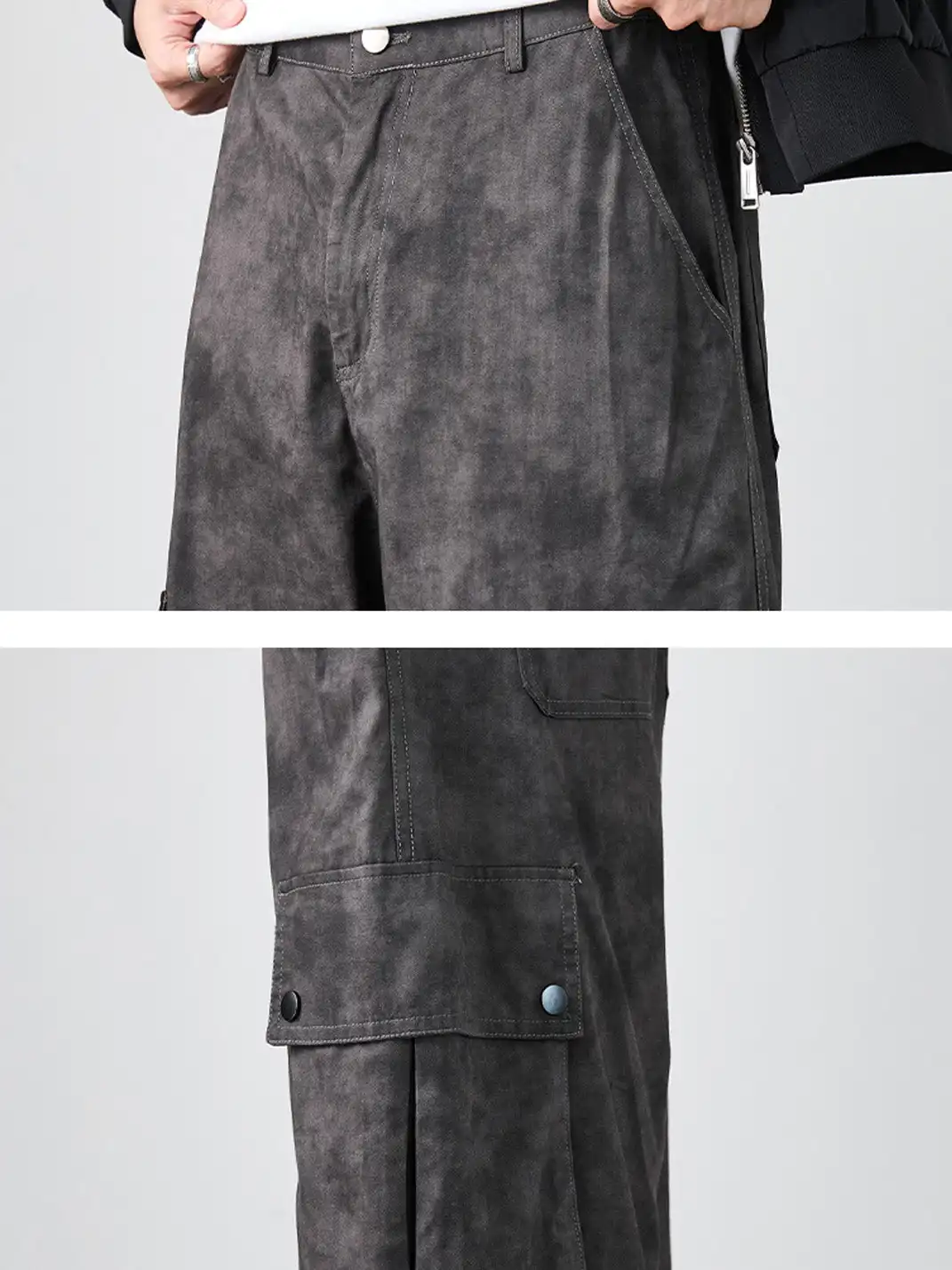 GURBAKS | Dirty Wash Cotton Cargo Pants