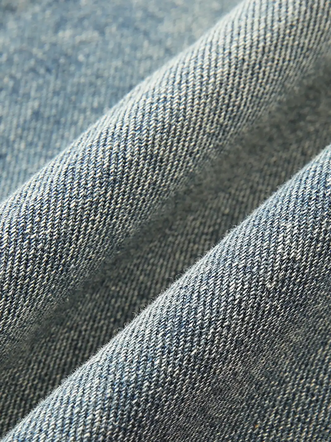 GURBAKS | Color Block Wide-Leg Denim Pants with Stripes