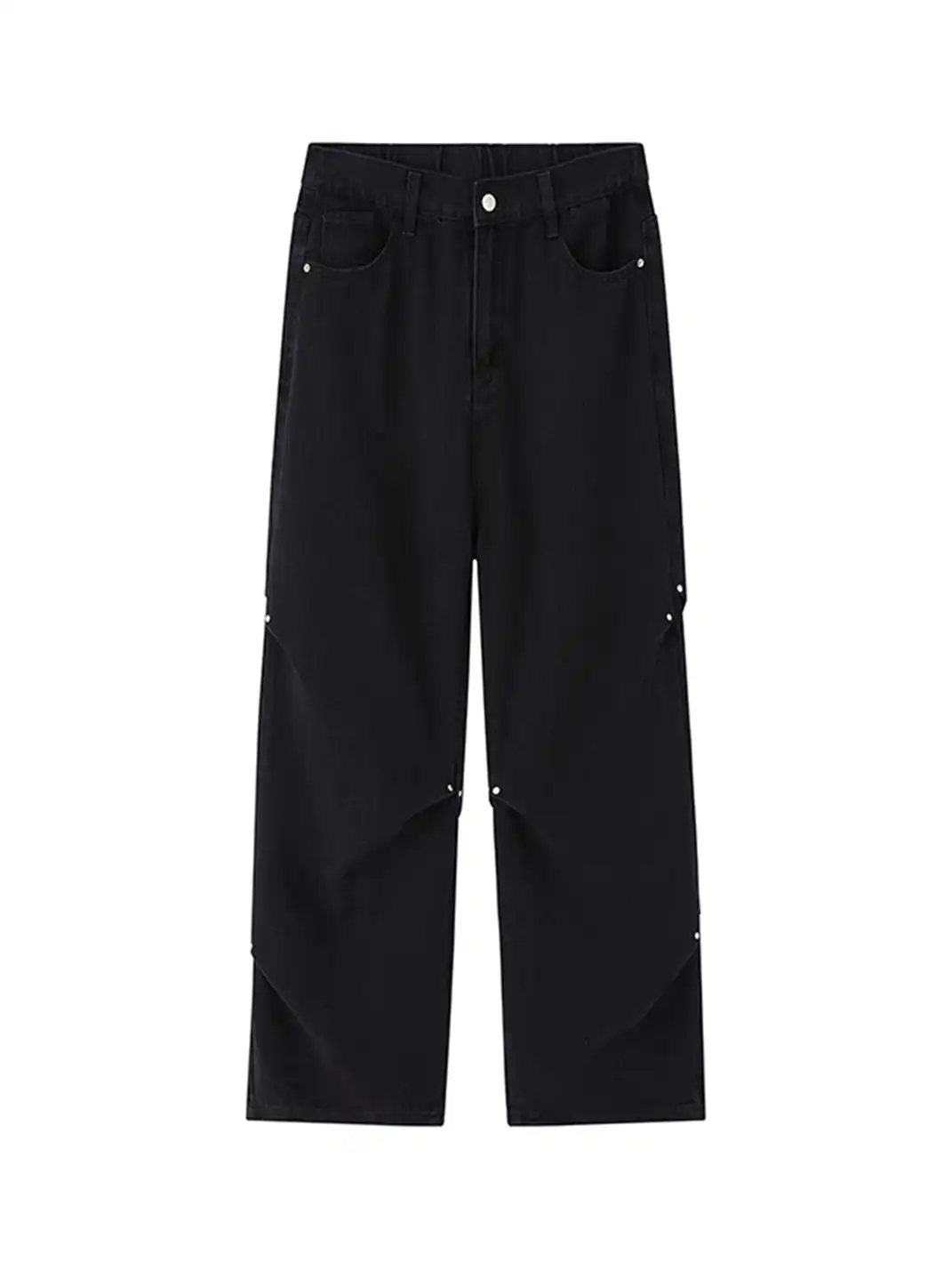 GURBAKS | Vintage Washed Loose Fit Wide-Leg Jeans
