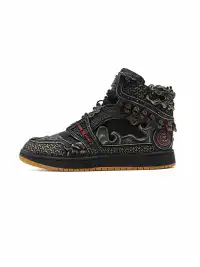 SGSX | Wukong-Armor High-Top Sneakers - Black&Gold