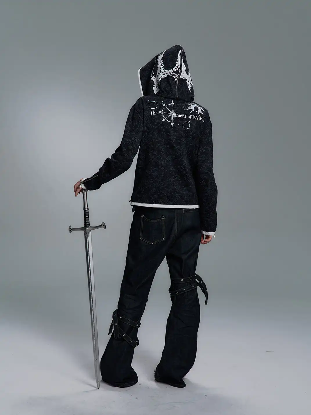 PAIKI | Print Zip-Up Hoodie