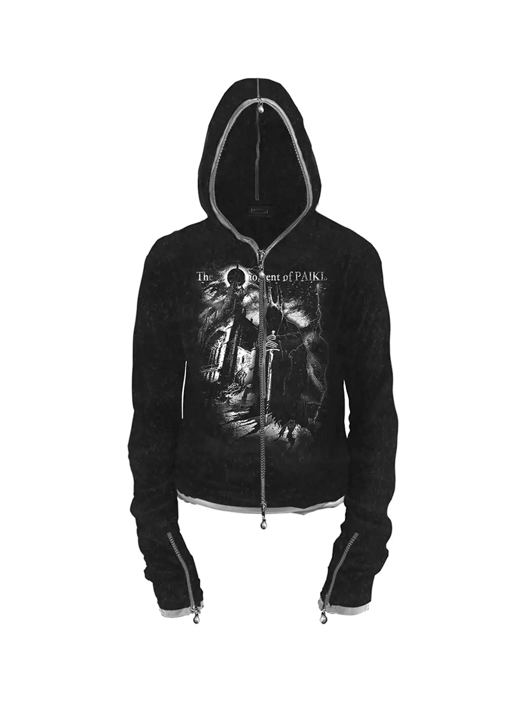 PAIKI | Print Zip-Up Hoodie