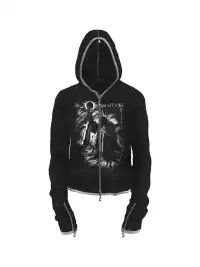 PAIKI | Print Zip-Up Hoodie