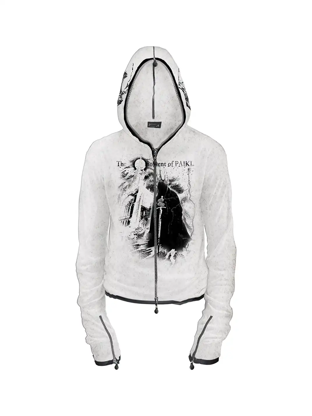 PAIKI | Print Zip-Up Hoodie