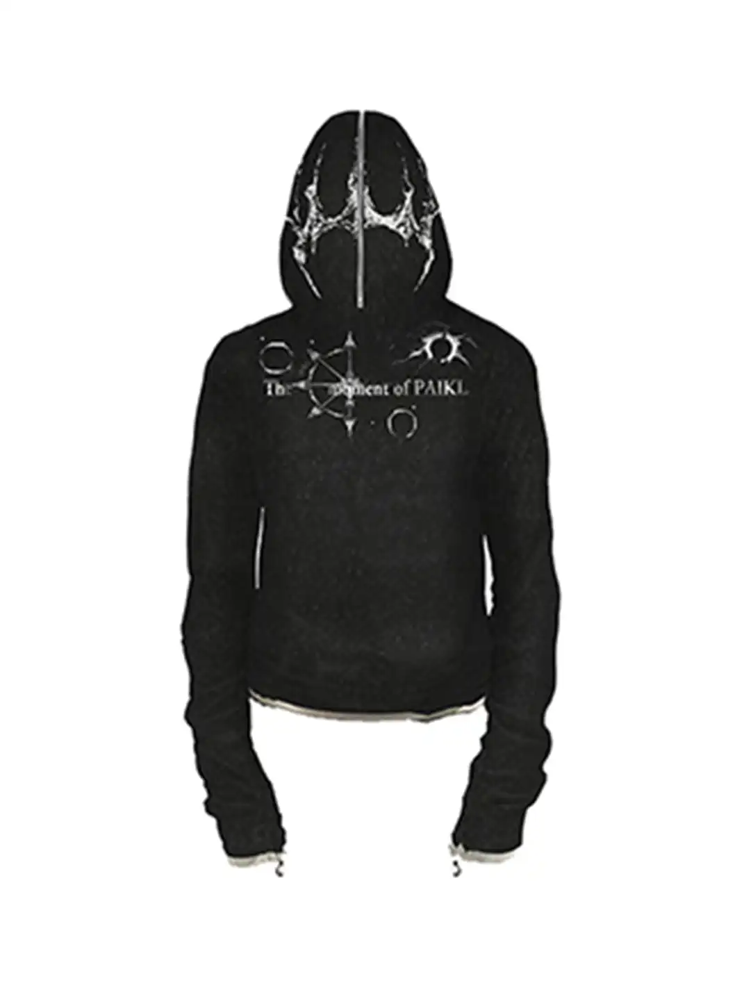 PAIKI | Print Zip-Up Hoodie