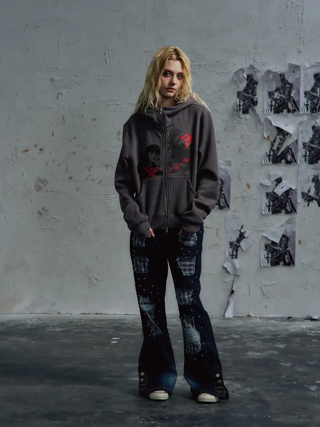 PAIKI | Studded Visual Culture Hooded
