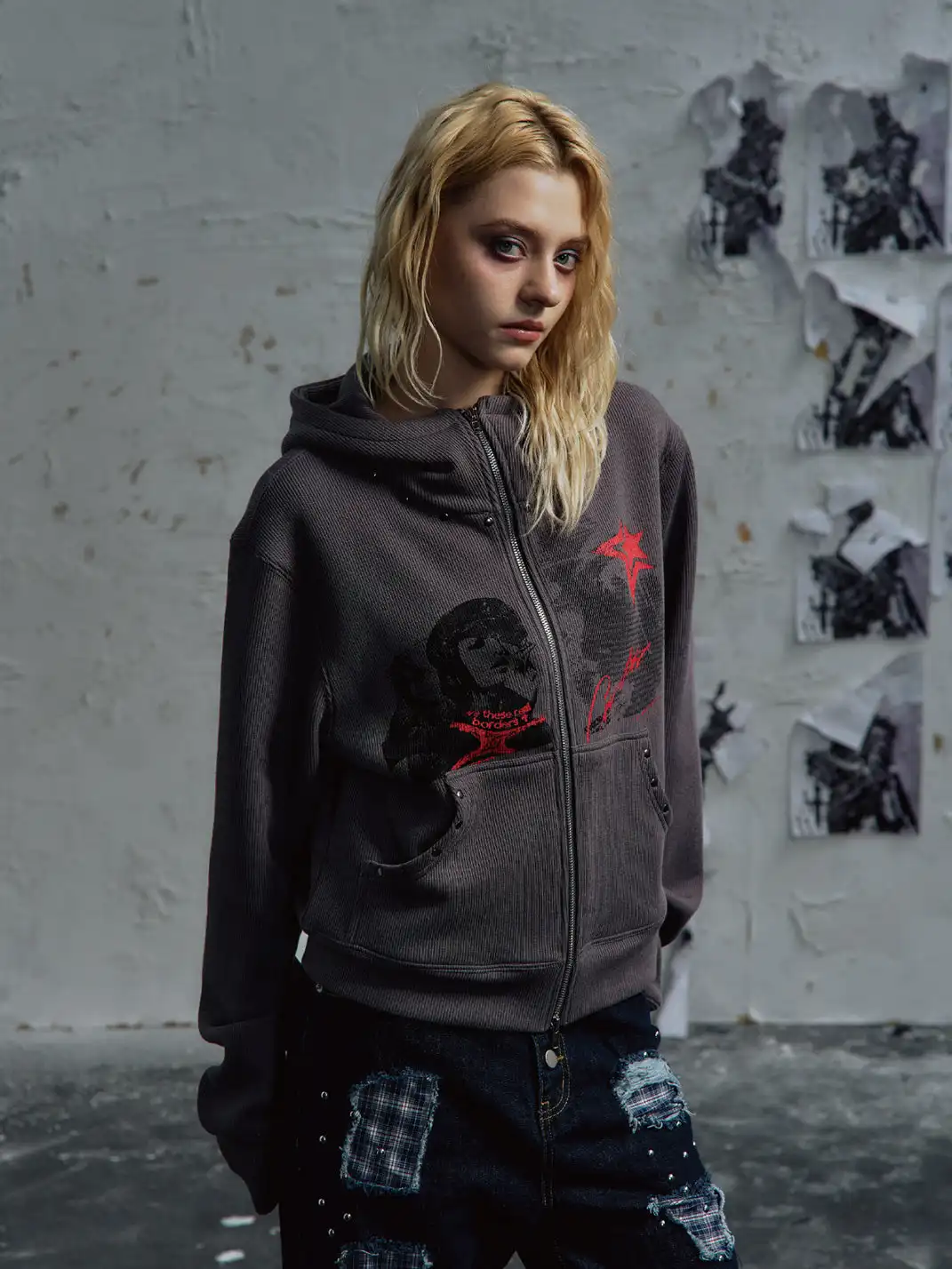 PAIKI | Studded Visual Culture Hooded