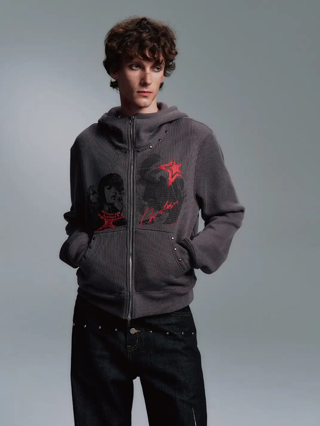 PAIKI | Studded Visual Culture Hooded