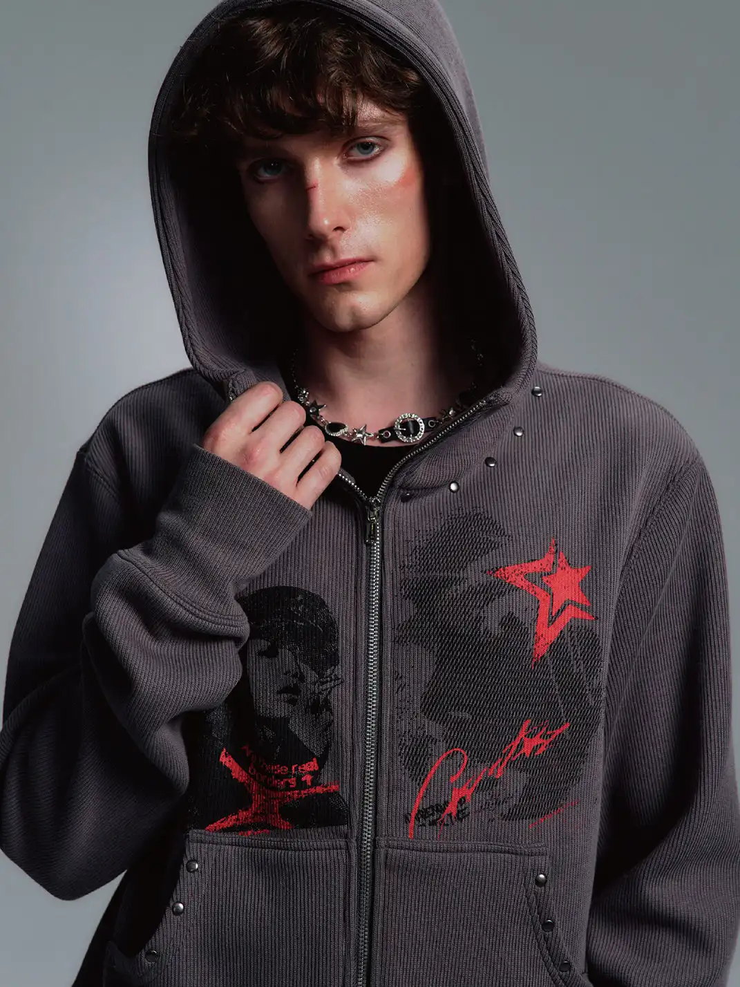 PAIKI | Studded Visual Culture Hooded