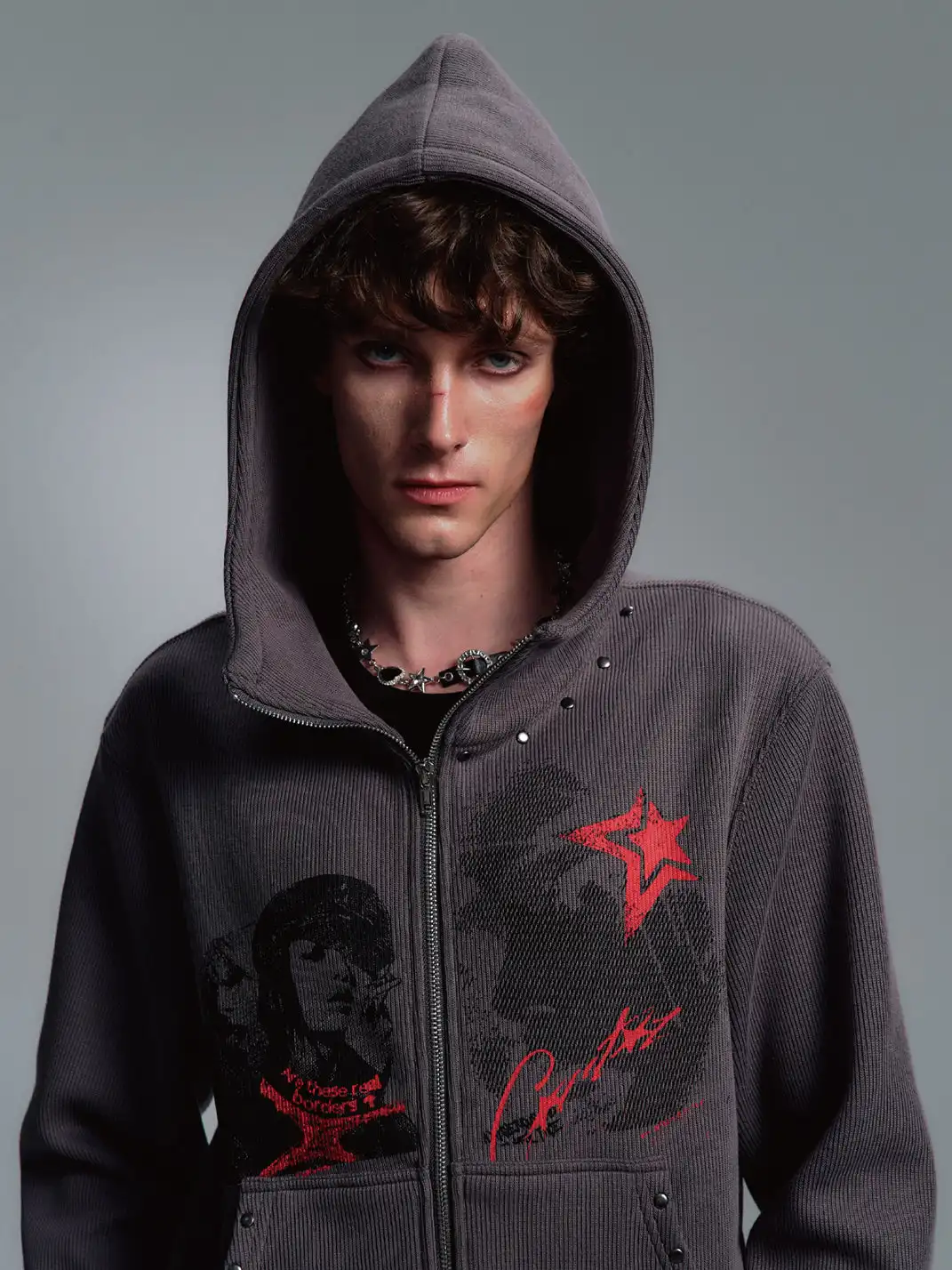 PAIKI | Studded Visual Culture Hooded