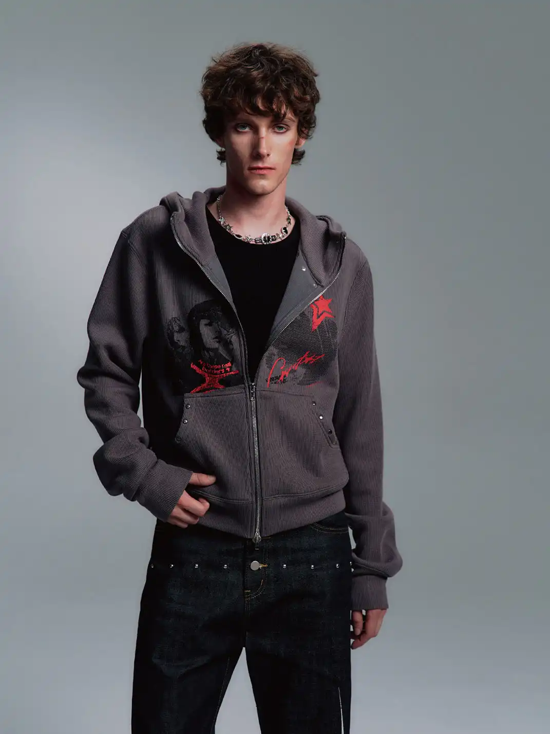 PAIKI | Studded Visual Culture Hooded
