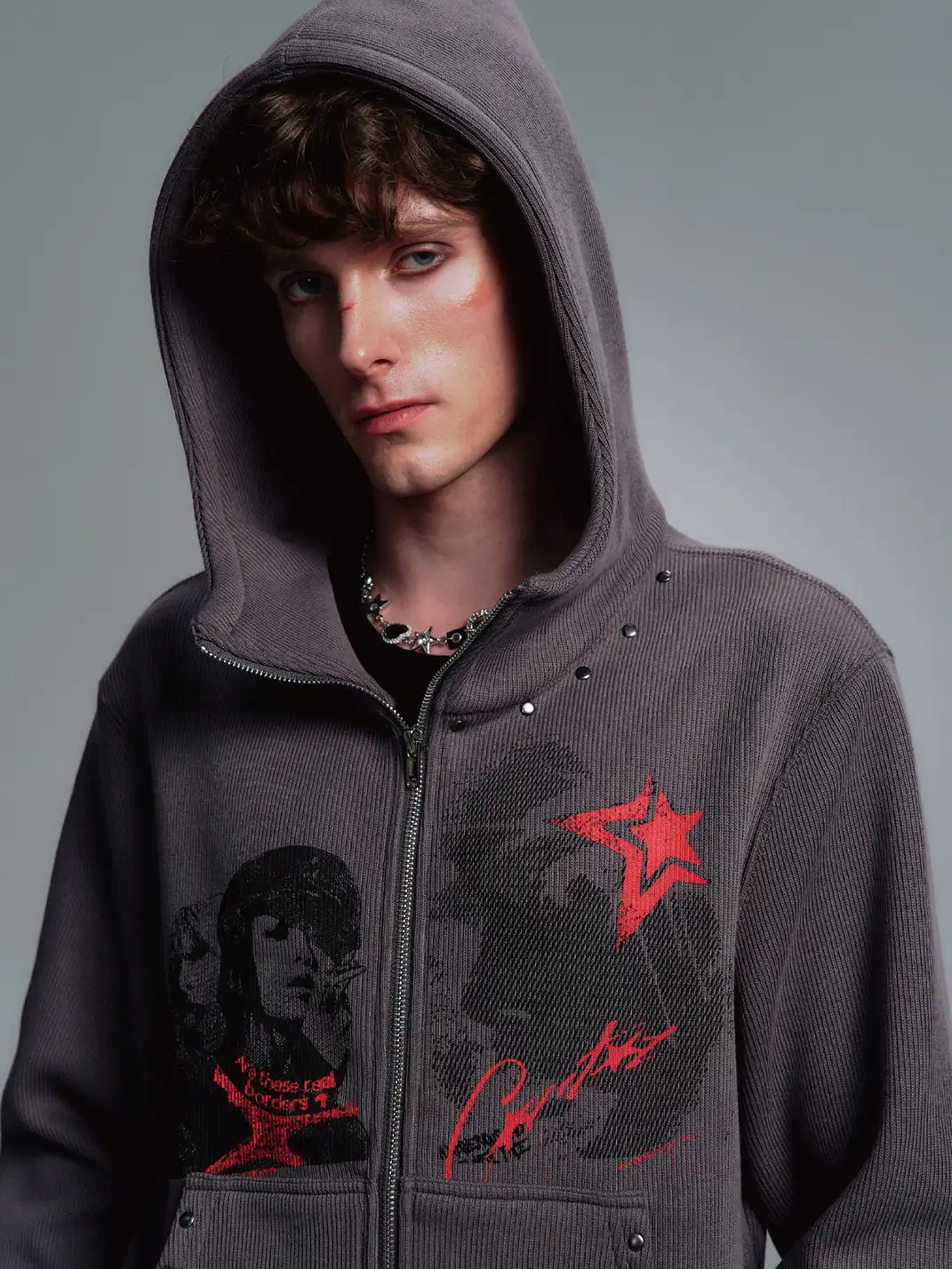 PAIKI | Studded Visual Culture Hooded