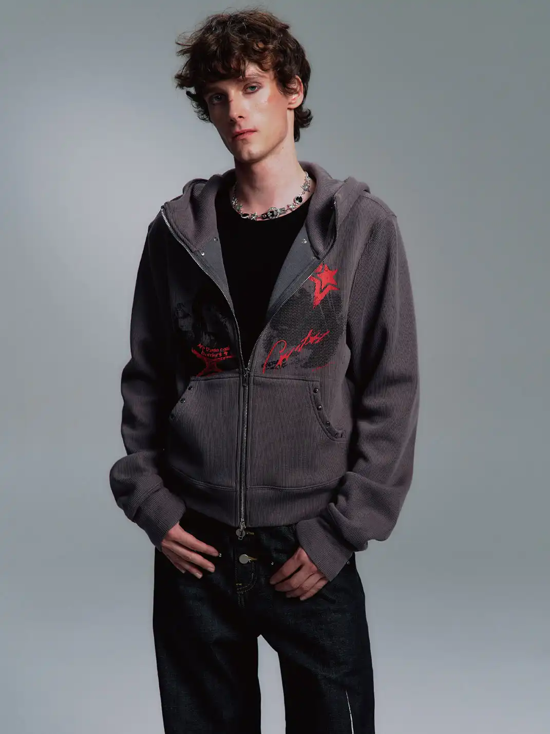 PAIKI | Studded Visual Culture Hooded