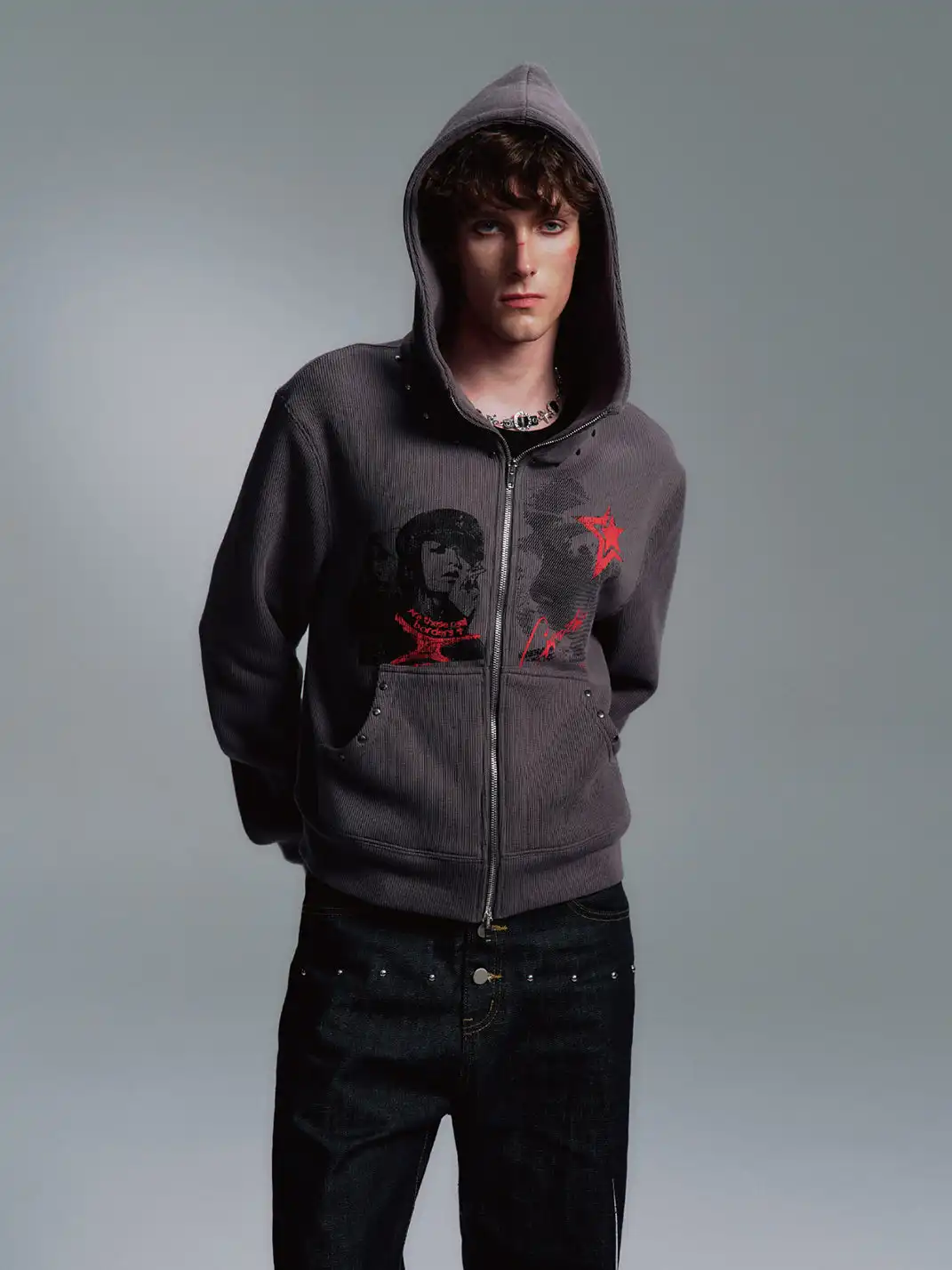 PAIKI | Studded Visual Culture Hooded