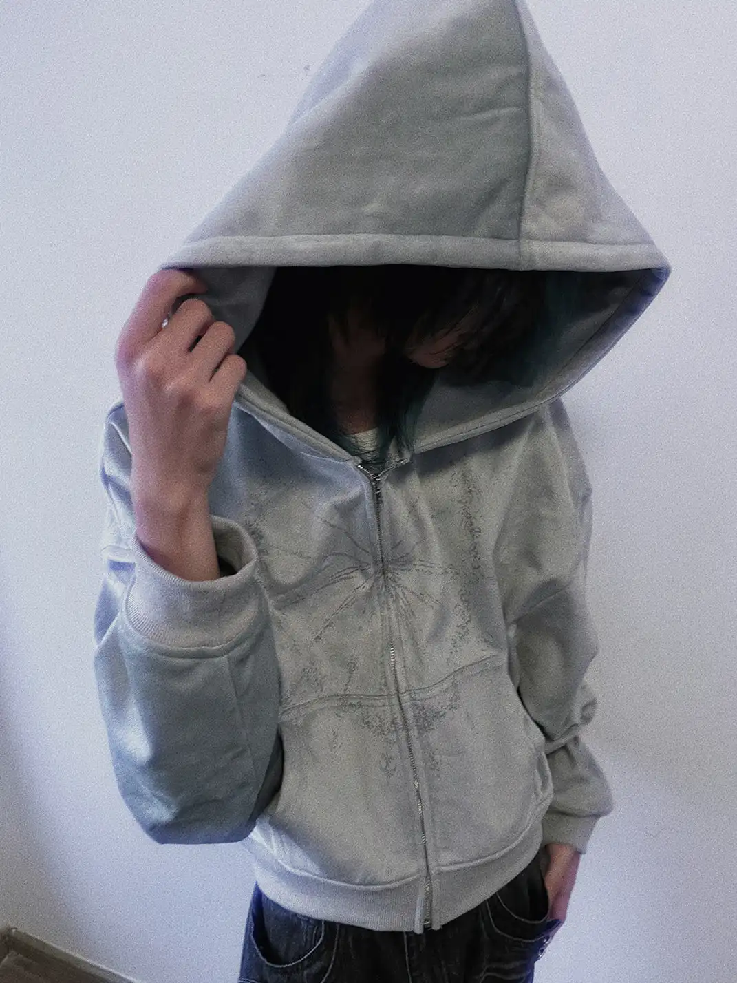 PAIKI | Light Sorcerer Zip-Up Velvet Hoodie