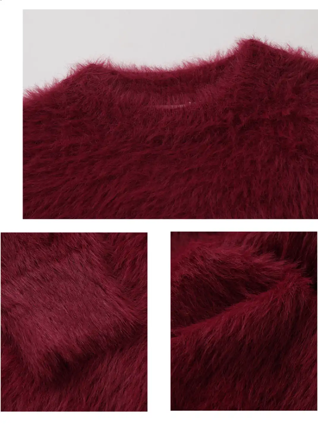 BIGGOLD | Red Christmas Dog Mohair Sweater