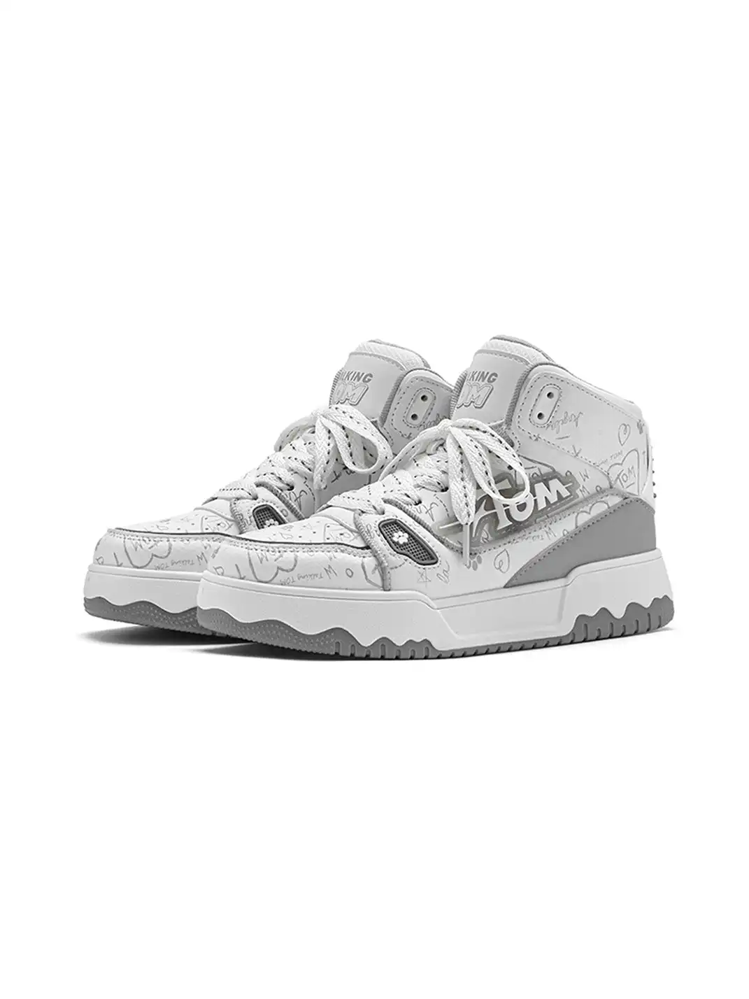 TALKING TOM | Graffiti High-Top Sneakers