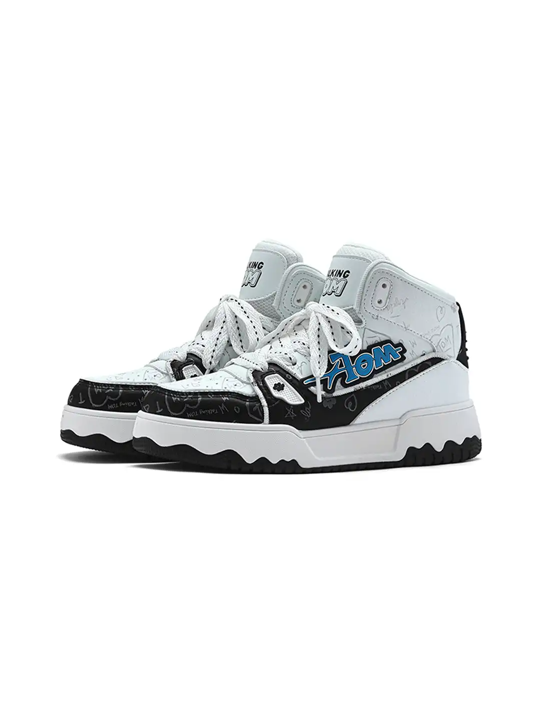 TALKING TOM | Graffiti High-Top Sneakers
