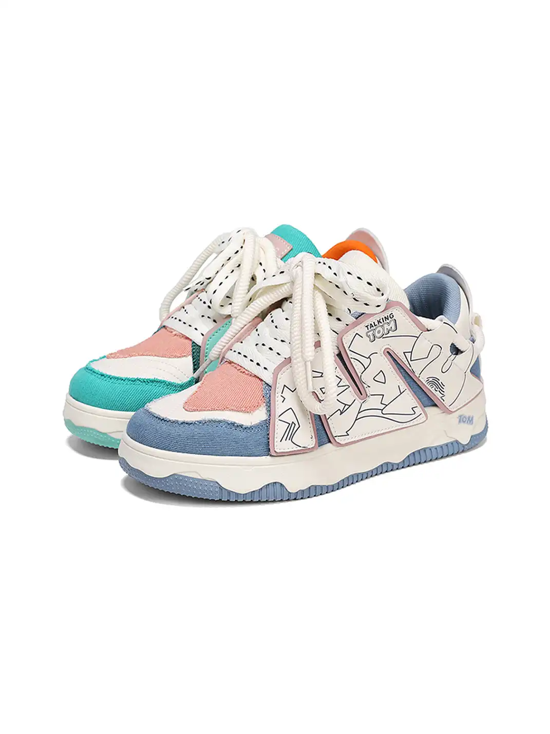 TALKING TOM | Color-Blocked Casual Sneakers