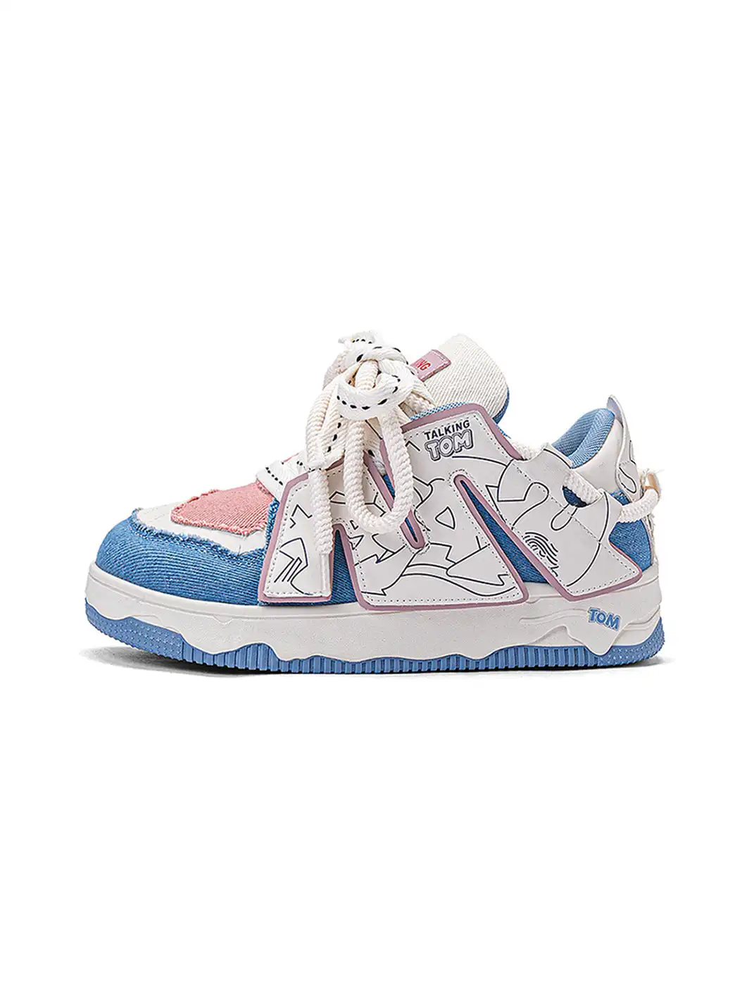 TALKING TOM | Color-Blocked Casual Sneakers