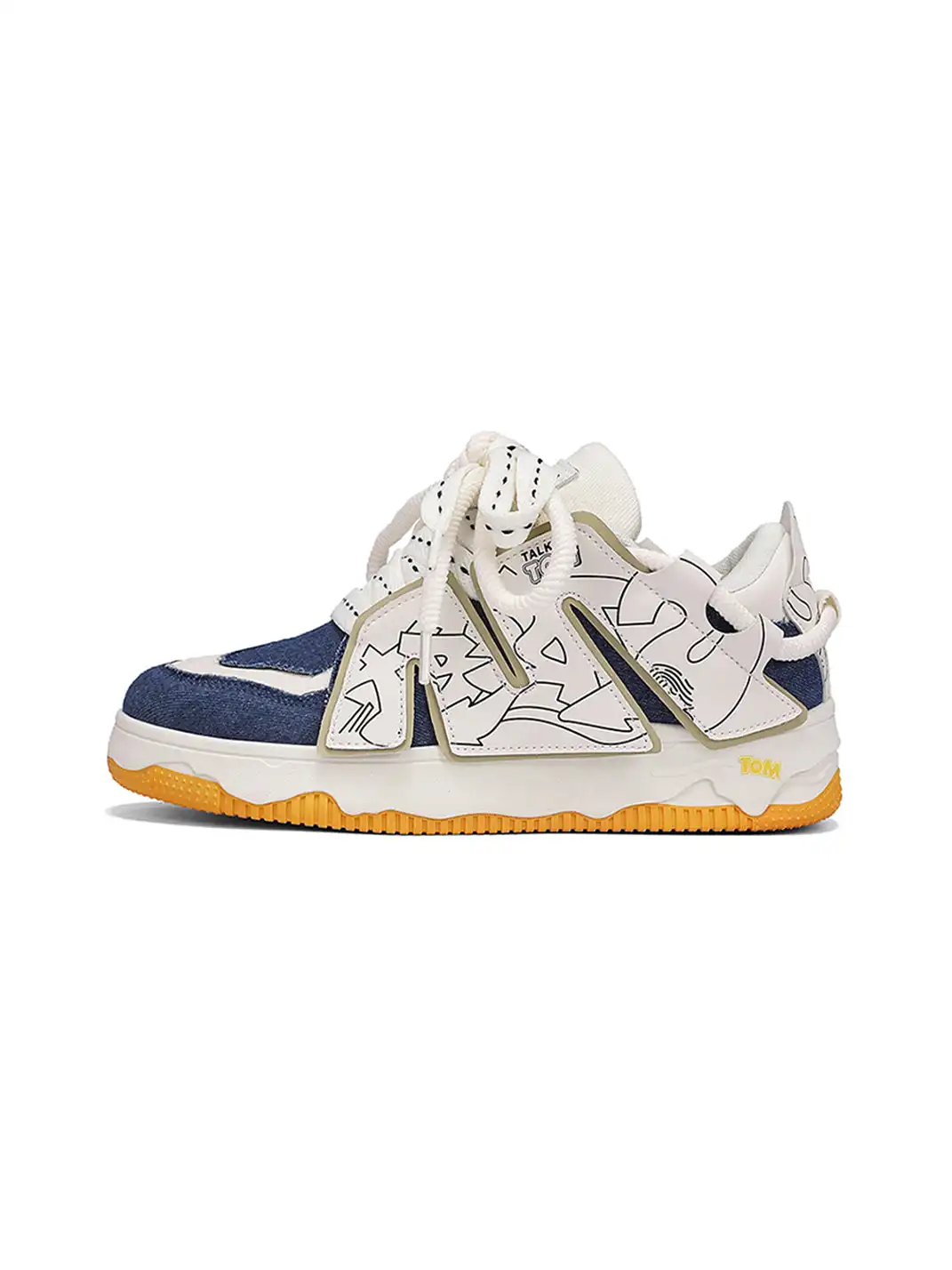 TALKING TOM | Color-Blocked Casual Sneakers