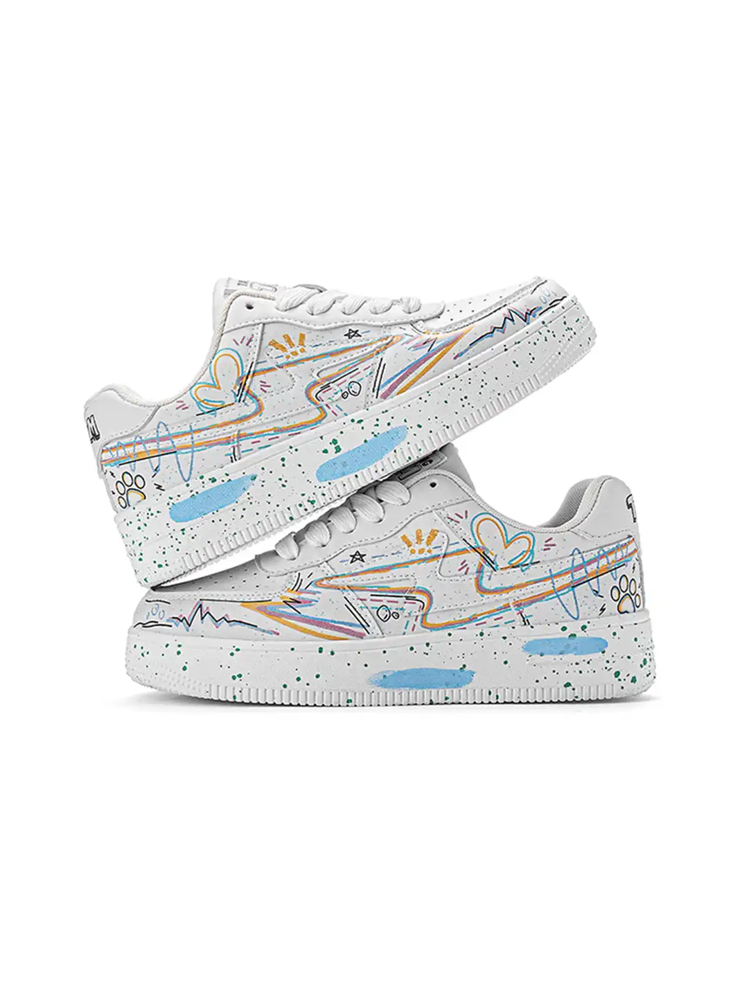 TALKING TOM | "Dopamine" Graffiti Lightning Sneakers