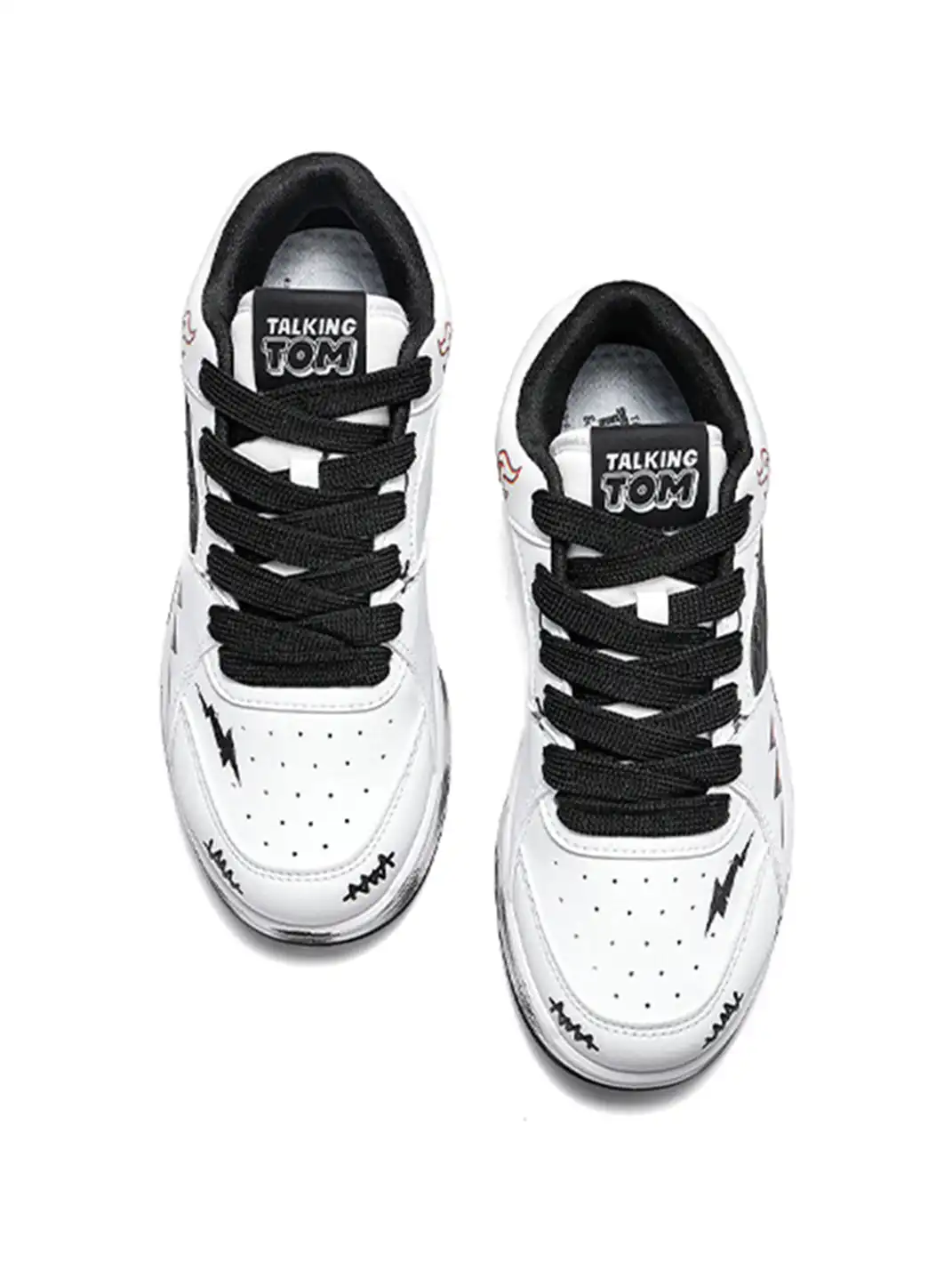TALKING TOM | "Flame" Scuffed Sneakers