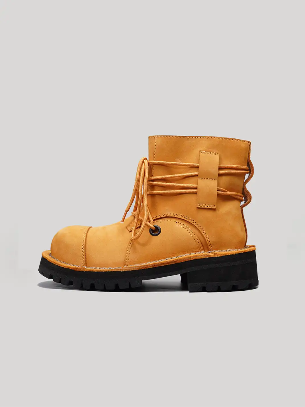 CROOKED CARD | Full Leather Retro Chelsea Boots