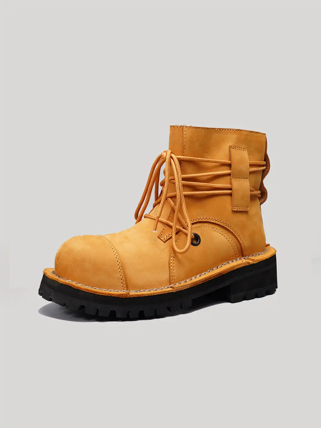 CROOKED CARD | Full Leather Retro Chelsea Boots