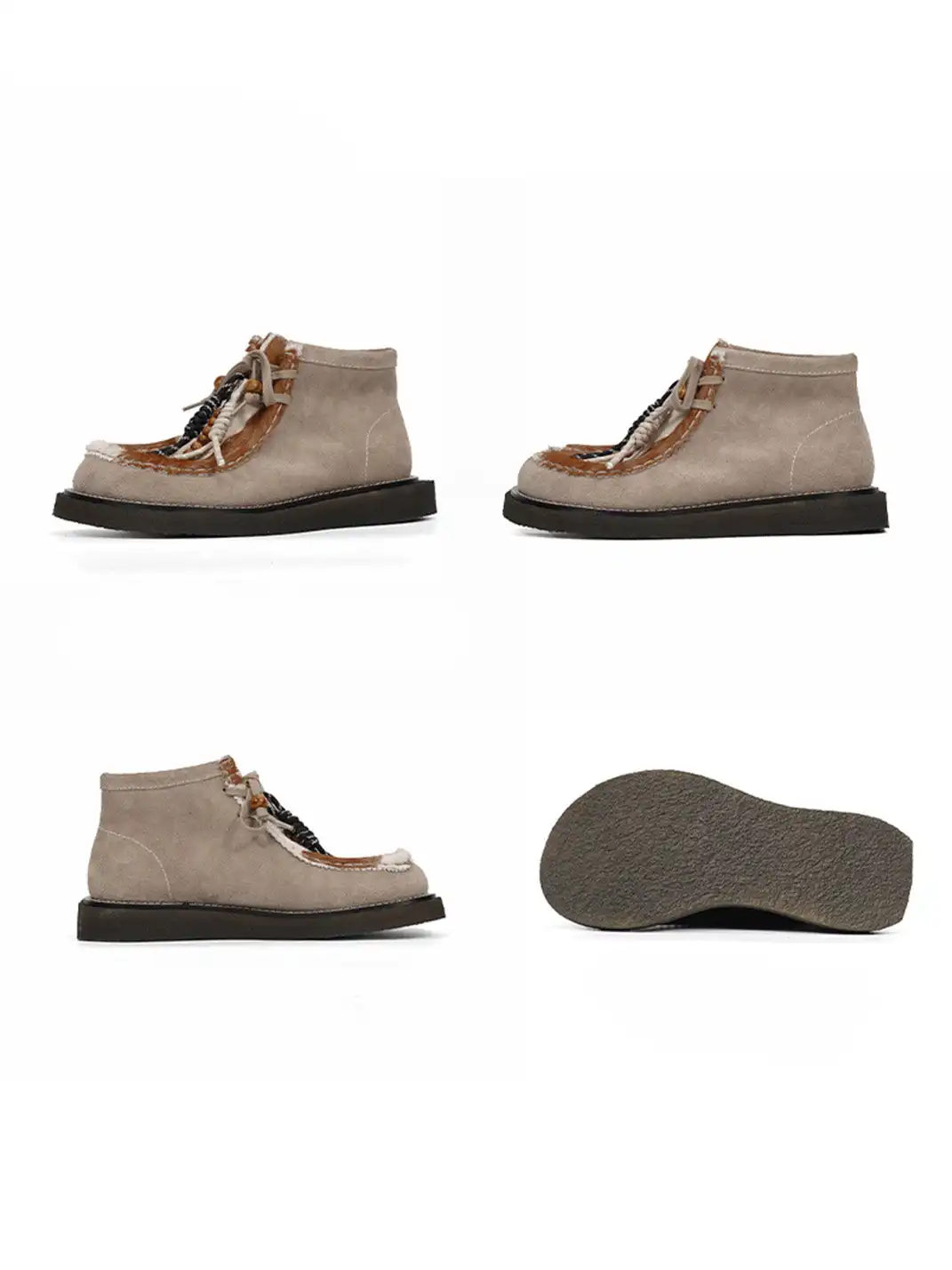 CROOKED CARD | Unique Leather Moccasin Shoes
